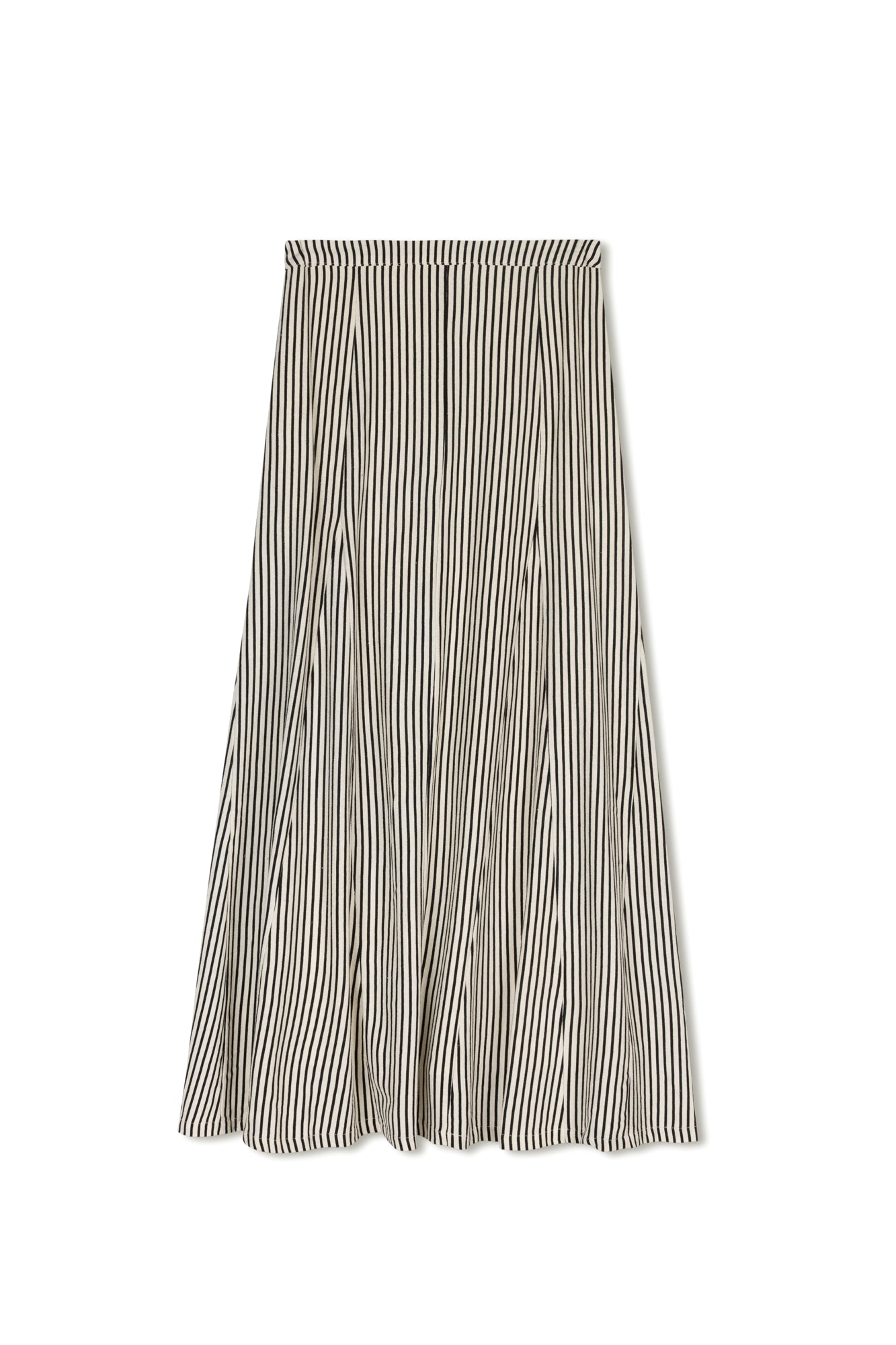 POINT GORED LINEN SKIRT