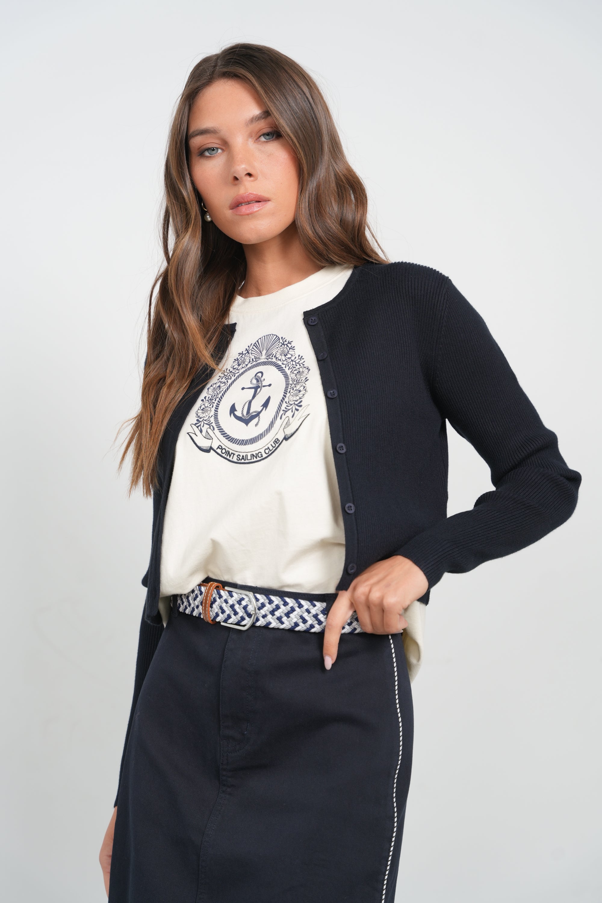 POINT KNIT CARDI