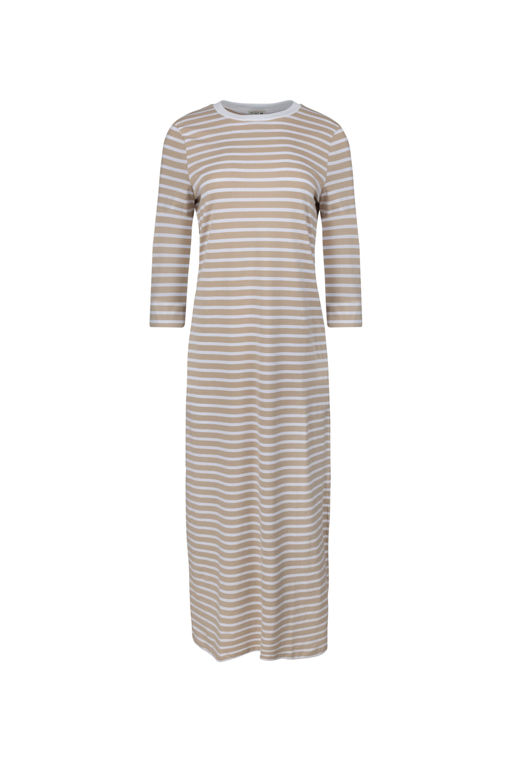 beige & white striped maxi dress product info and reviews Strappy Tiered Maxi Dress in Beige Stripes  Reistor