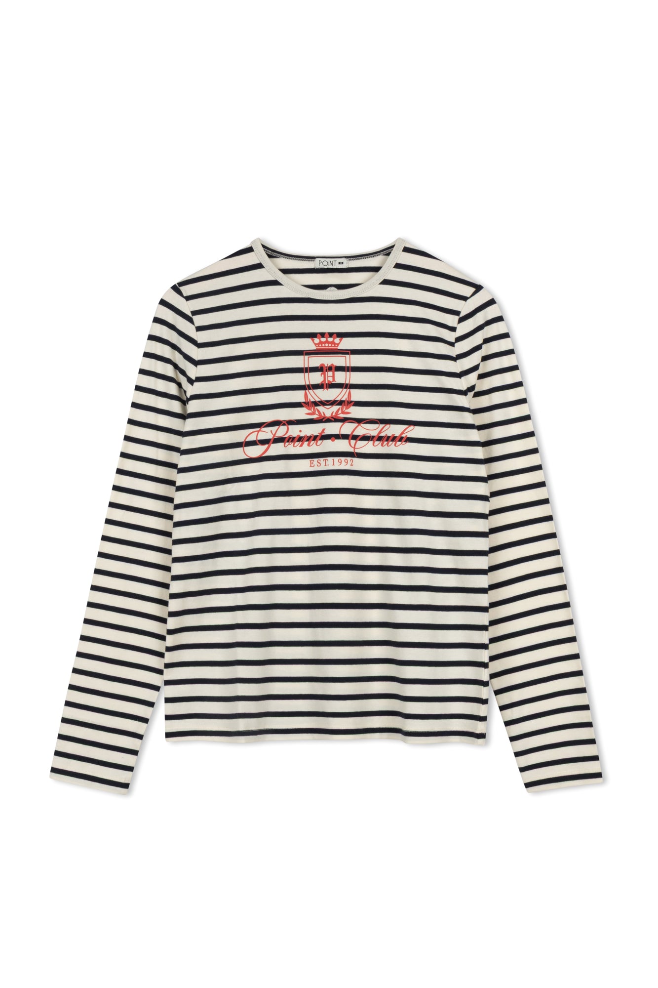 POINT STRIPE GRAPHIC TEE