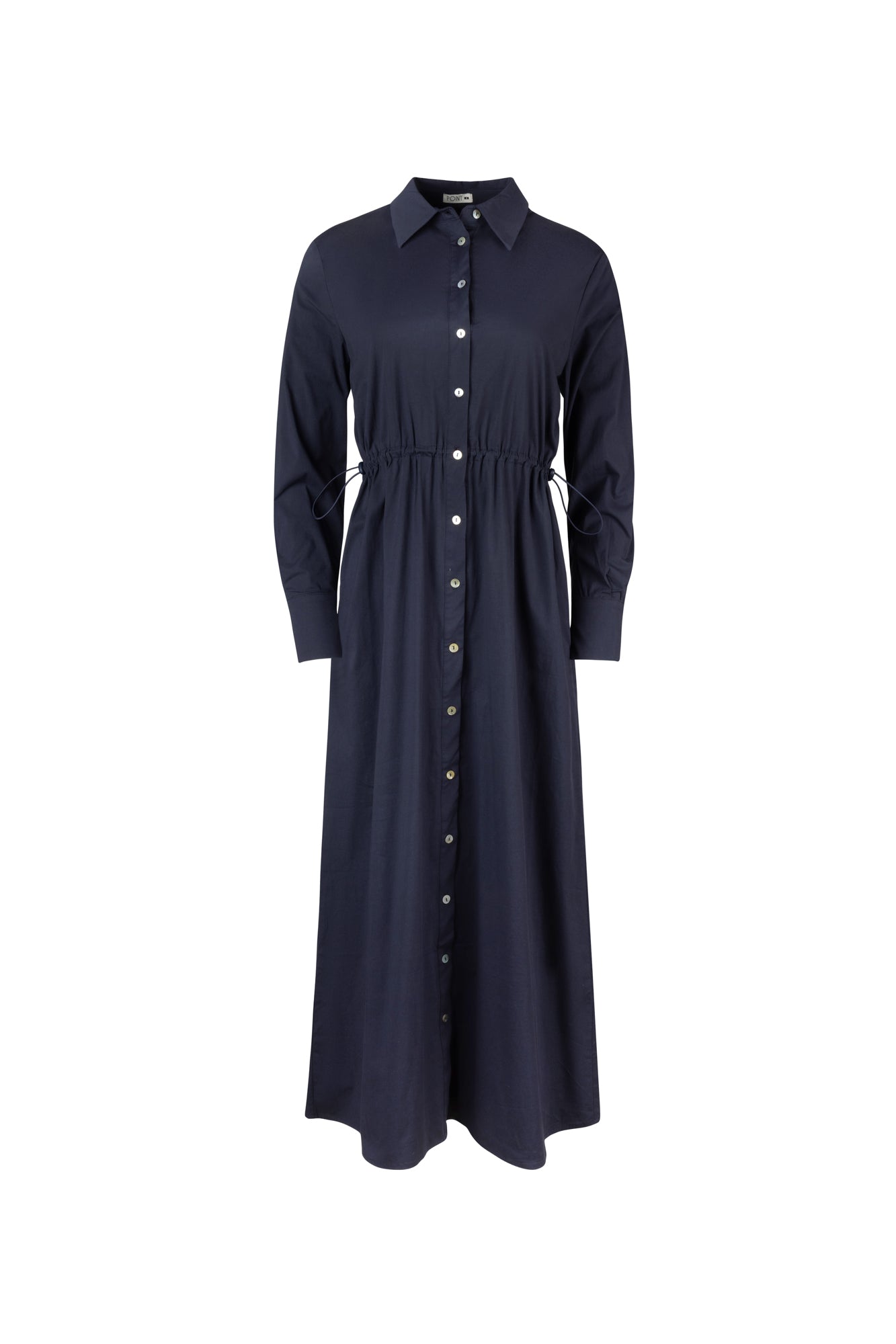 POINT POPLIN TOGGLE DRESS