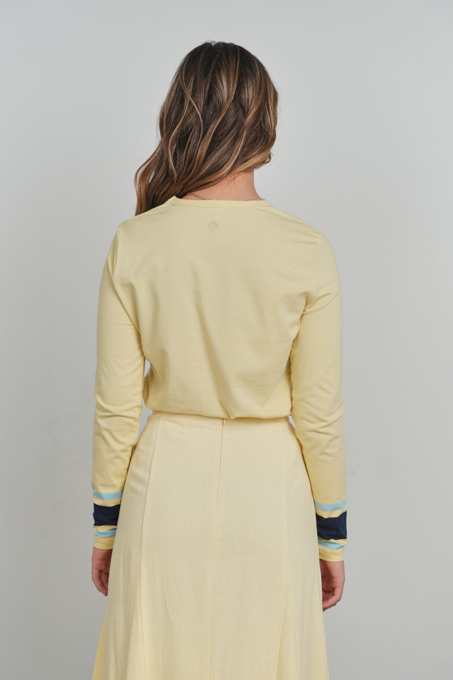 POINT BOXY STRIPE TEE