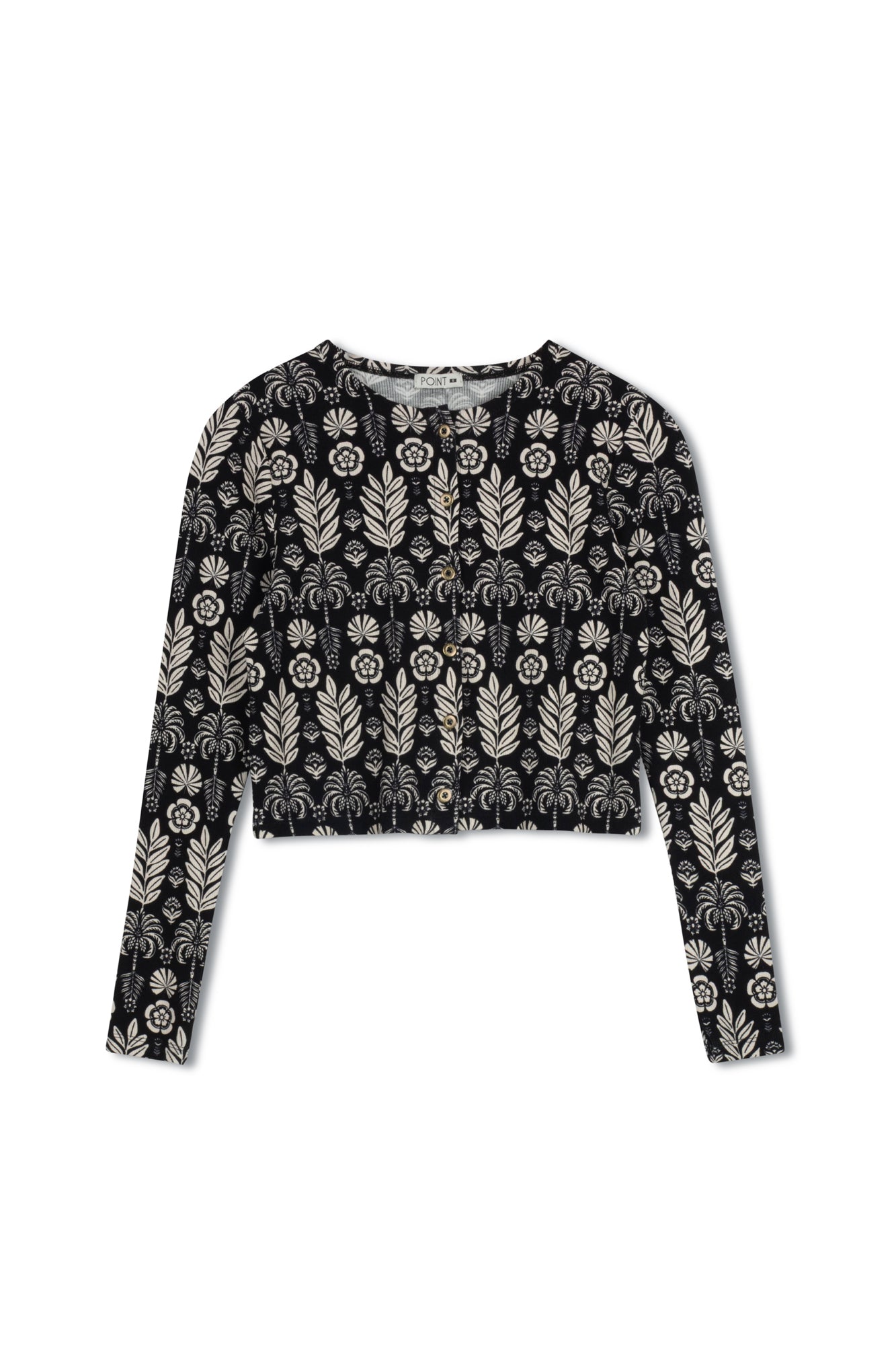 POINT PRINTED CLASSIC T-SHIRT CARDI