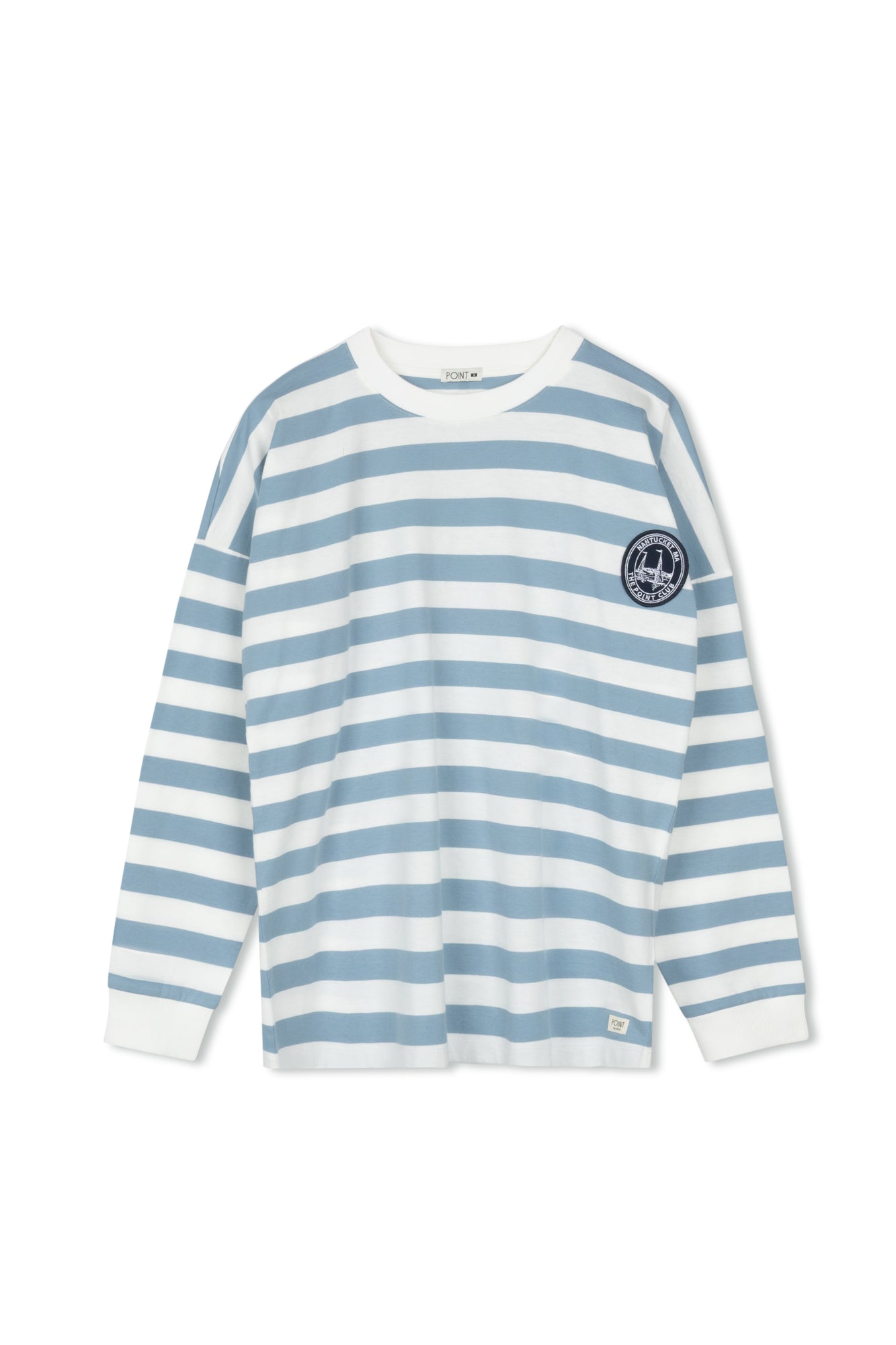 POINT STRIPE BOYFRIEND TEE