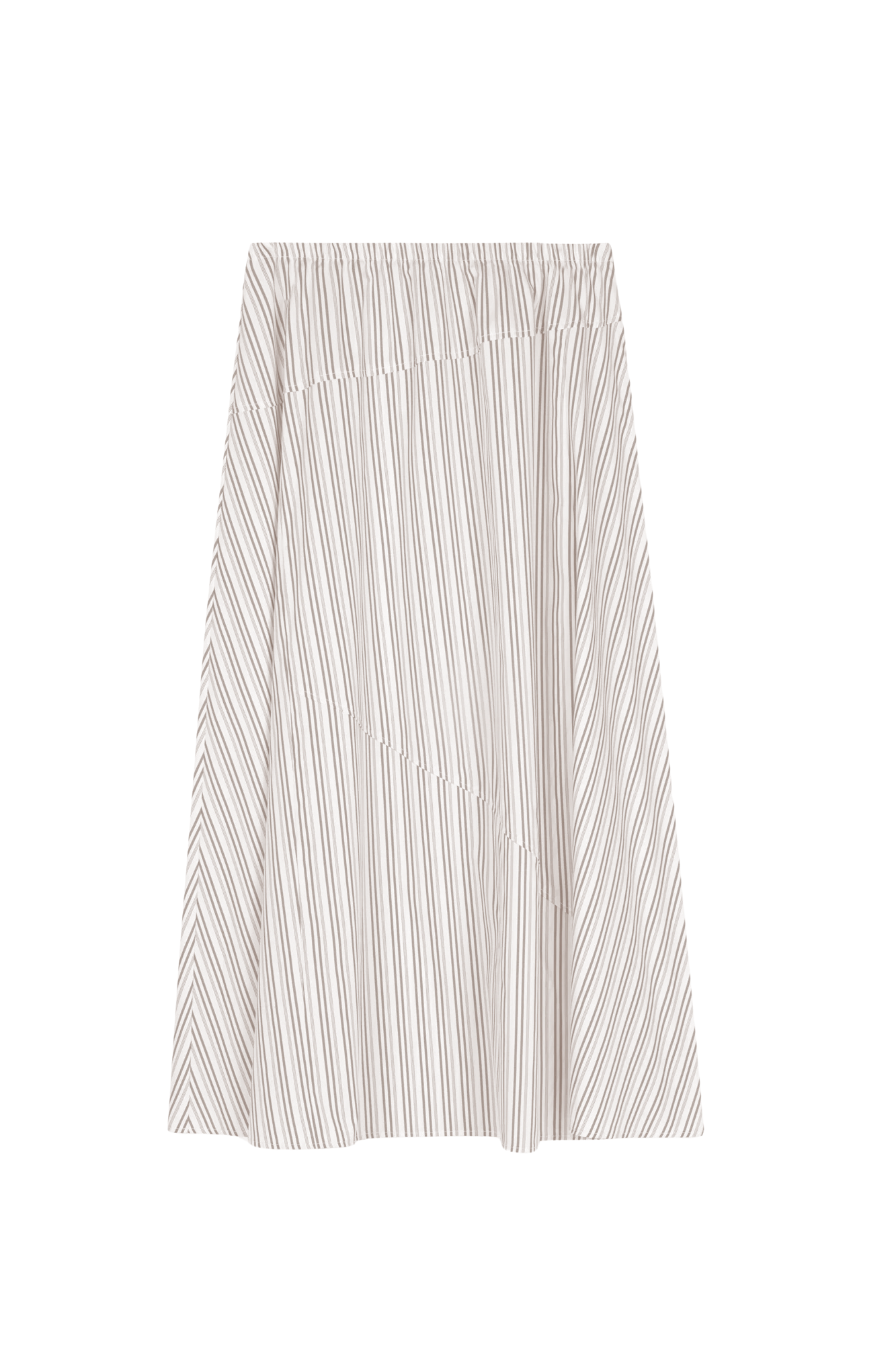 Point Poplin A-Line Skirt