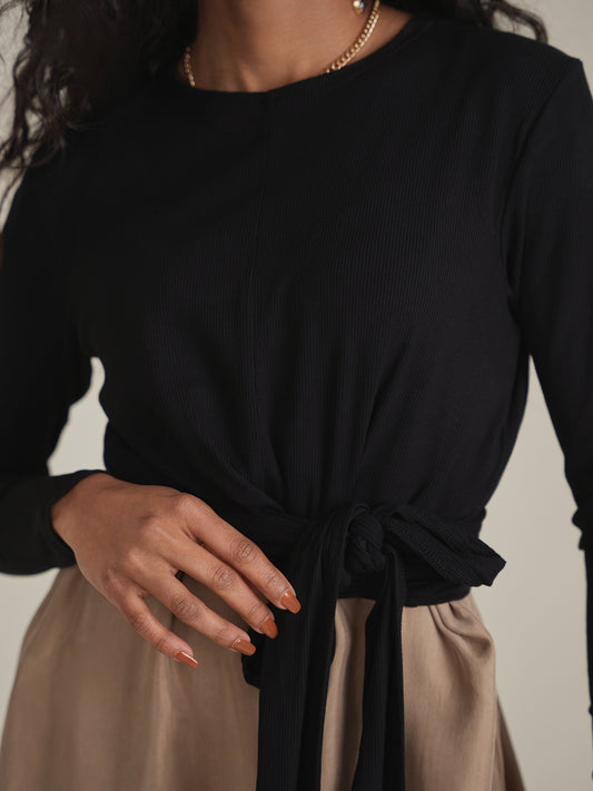 point wrap top