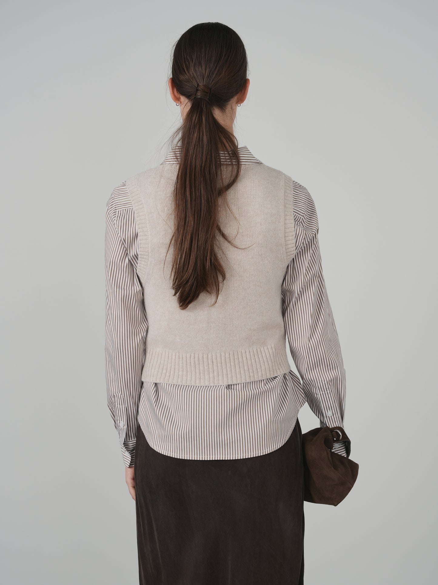 Point Melange Sweater Vest