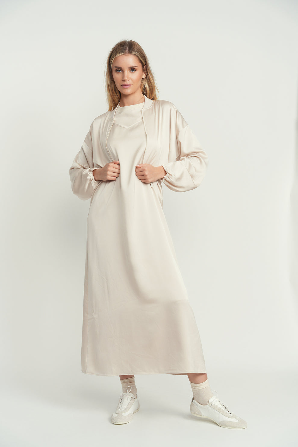slip dress a line Elegance Panelled Tulle A-line Slip Maxi Dress  Likemychoice