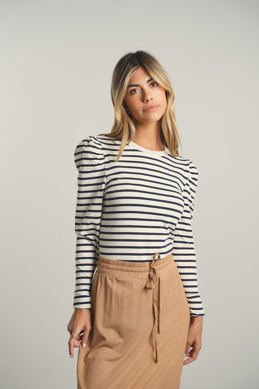 POINT PUFF SLEEVE TOP