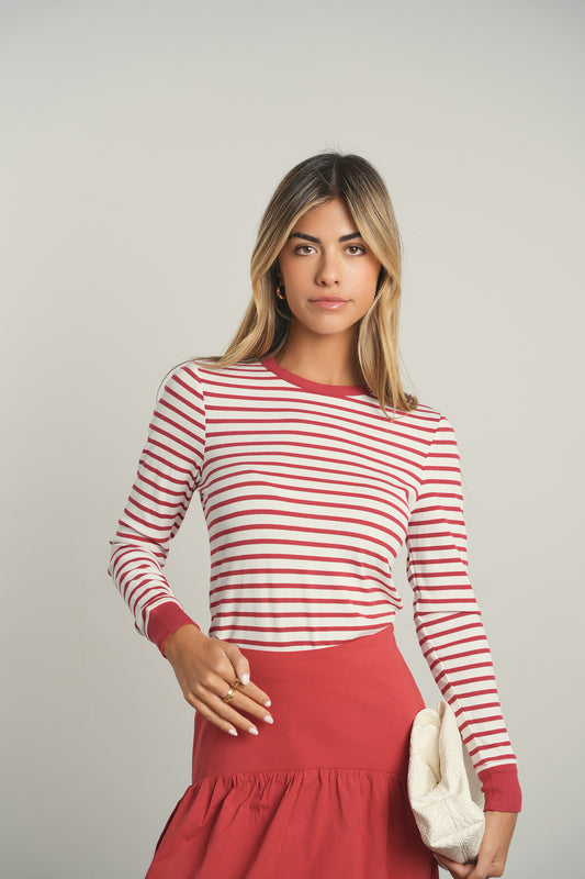 Point Crew Stripe Tee