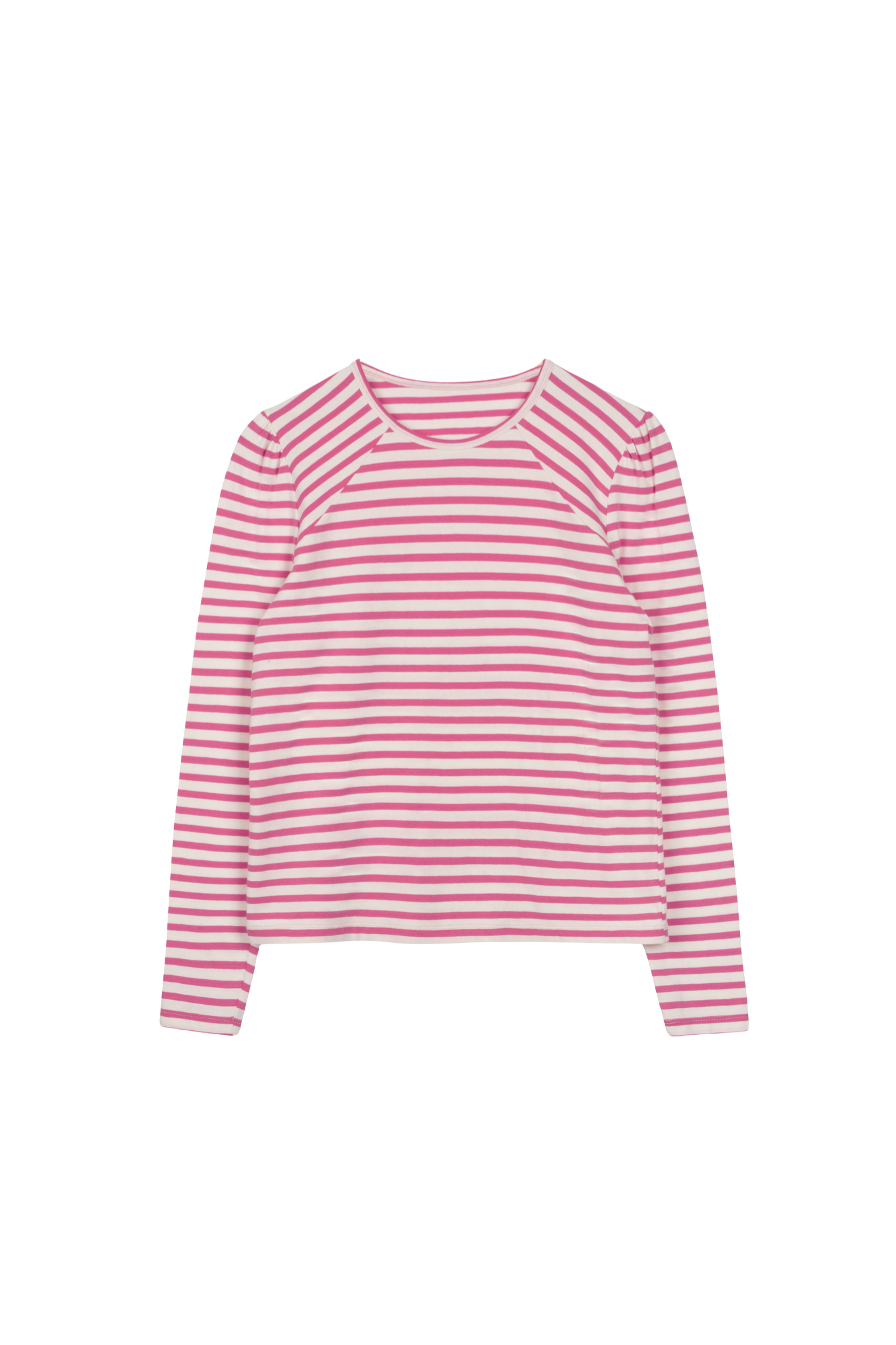 Point Puff Sleeve Crew Tee