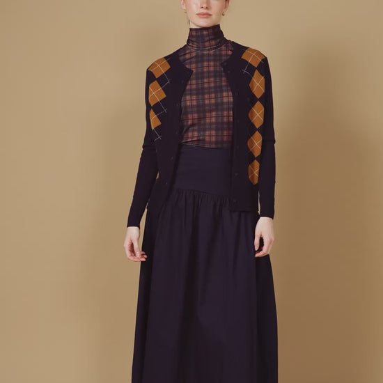 point argyle cardi