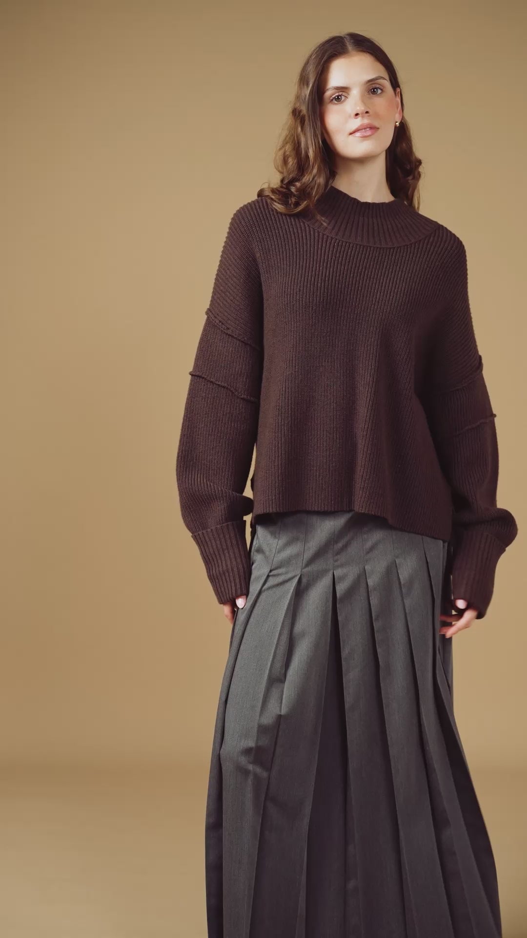 point hi-lo sweater