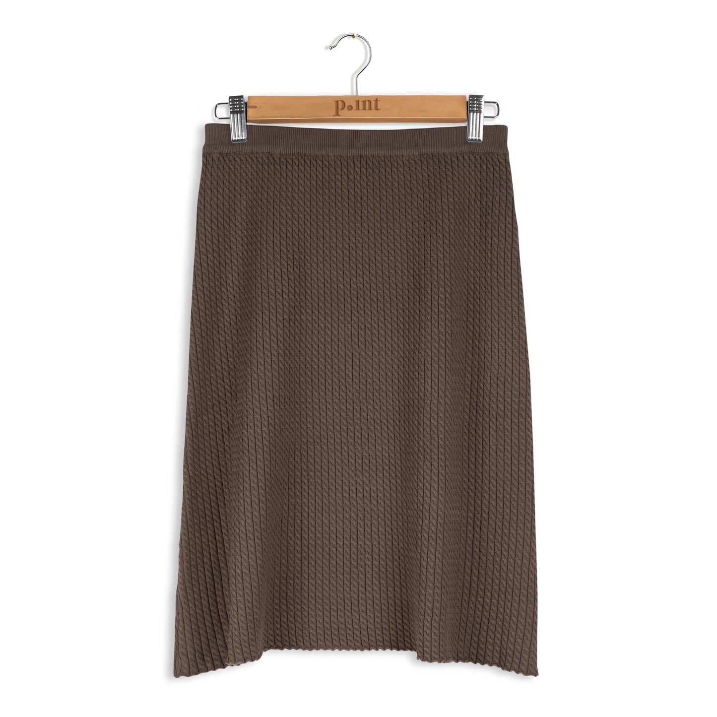 point cable aline skirt