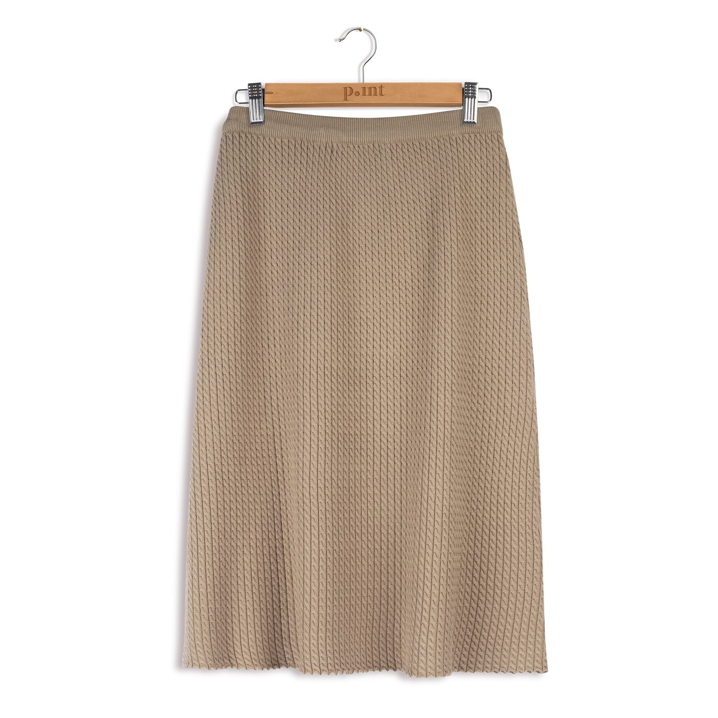 point cable aline skirt