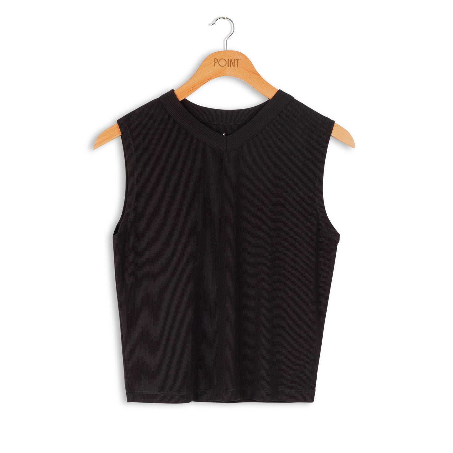 point core v-neck tank